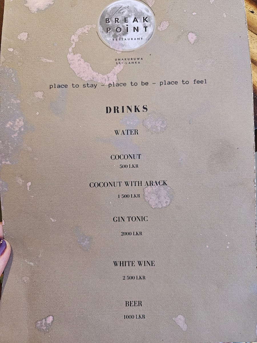 Menu Break Point Restaurant-2